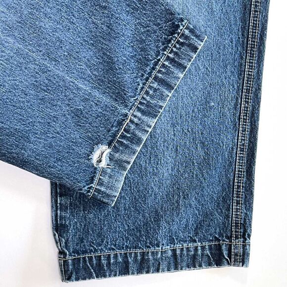 Kani Blue Baggy Carpenter Jeans 40x34 Men's Casual Denim - Picture 4 of 8